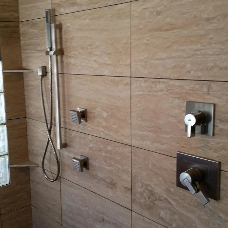 Shower fixture installation for Water Heater Replacement in Merrimack